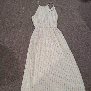 Cream maxi dress